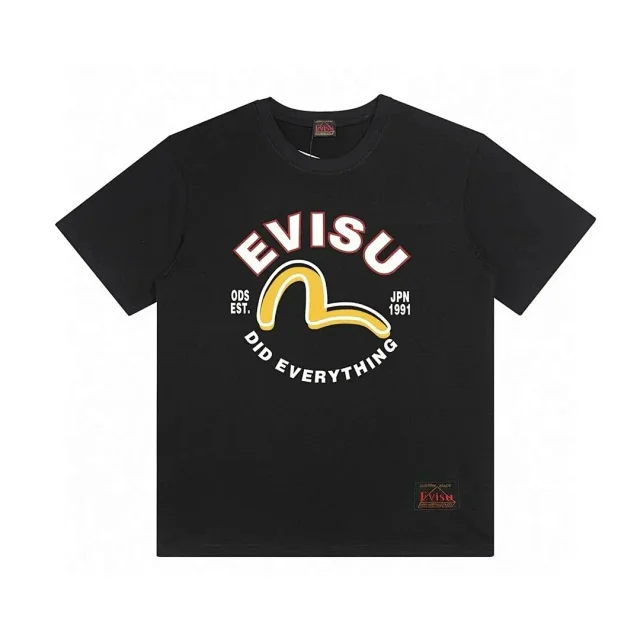 Evisu T-Shirts Logo Graphic Short-Sleeve T-Shirt product detail image 4