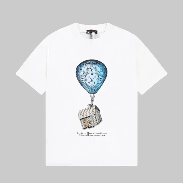 Louis Vuitton T-Shirts Graphic Logo Print product detail image 3
