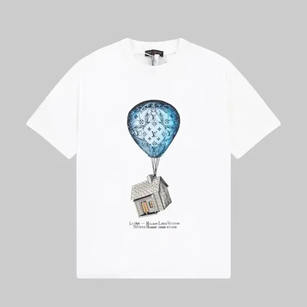 Louis Vuitton Necklace Graphic T-Shirt Black - 4