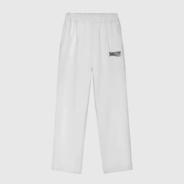 Balenciaga Trousers Logo-print wide-leg product detail image 3