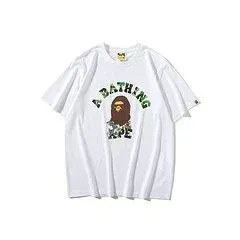 A Bathing Ape Classic猿人头印花T恤 White T-Shirt - 1