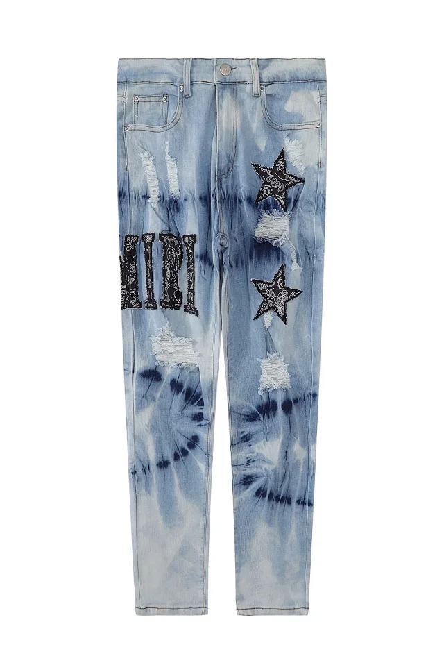 AMIRI Jeans Distressed Graphic Patch product detail image 2