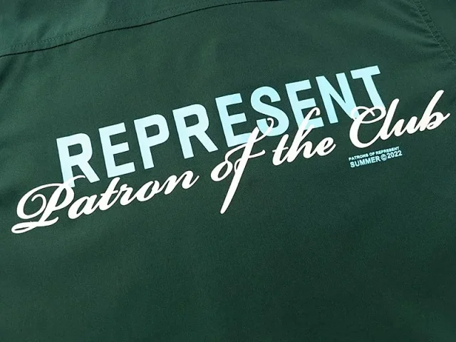 Represent Shirts Short-Sleeve Button-Up Shirt with Embroidered Logo product detail image 10