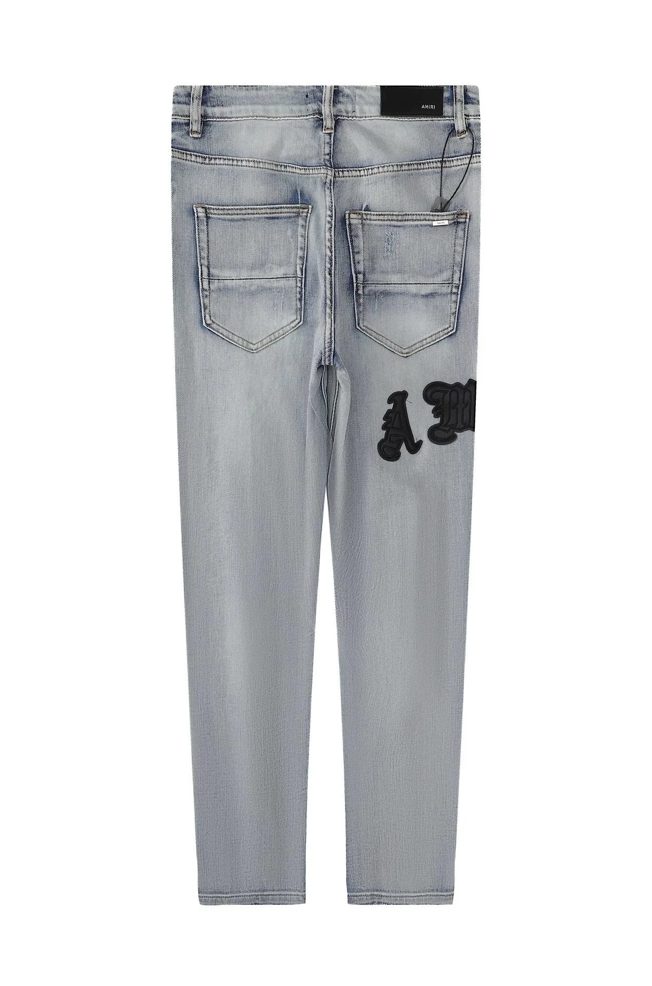 AMIRI Jeans Distressed Graphic Patch — 4