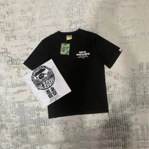 A Bathing Ape x Tokyo Harajuku Limited Edition Black T-Shirt - 1