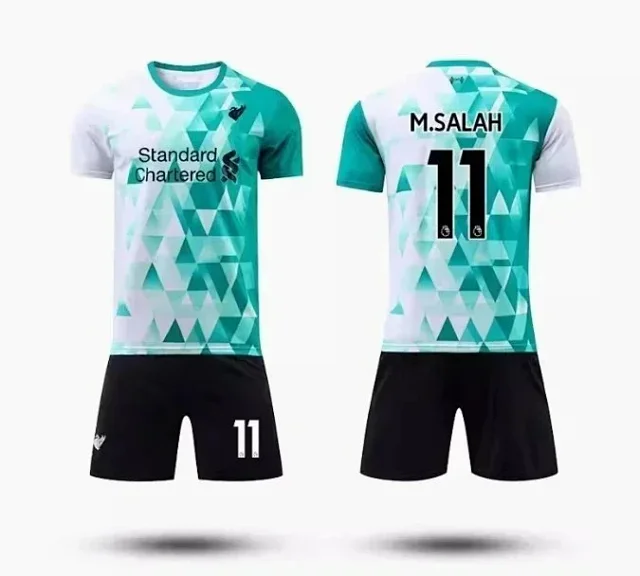 Liverpool FC Football Jerseys Mohamed Salah No. 11 Kit product detail image 8