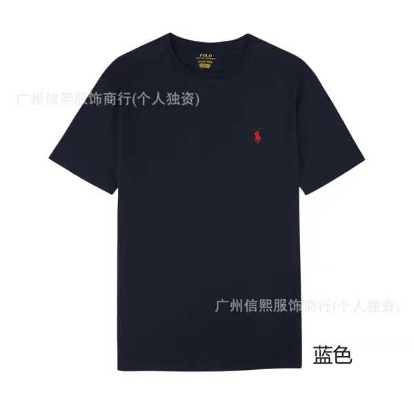 Ralph Lauren Classic Fit Polo Pony T-Shirt Navy - 1