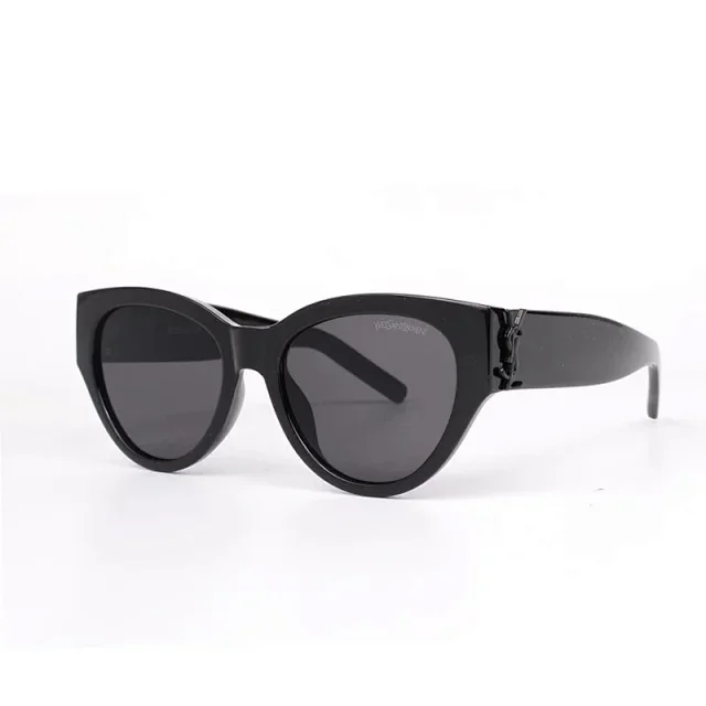 Saint Laurent Eyewear Cat-Eye Sunglasses with YSL Logo Temples product detail image 3