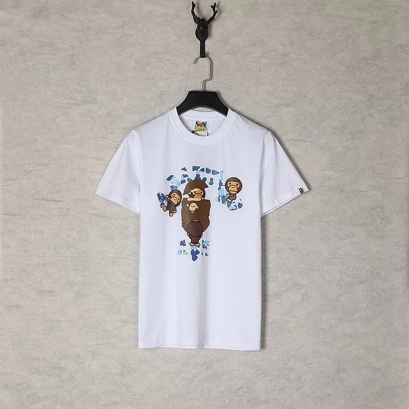 A Bathing Ape T-Shirts Short-Sleeve Head Graphic image 13