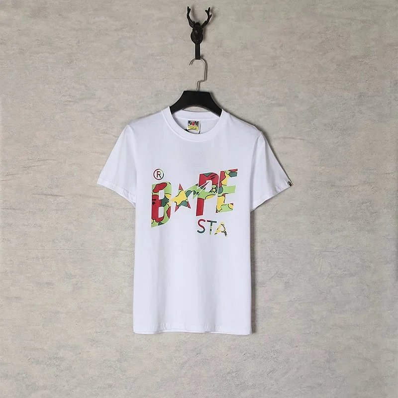 A Bathing Ape T-Shirts Short-Sleeve Head Graphic image 14