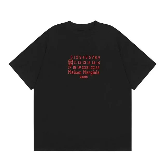 Maison Margiela T-Shirts Graphic Logo Print Crew-Neck product detail image 6