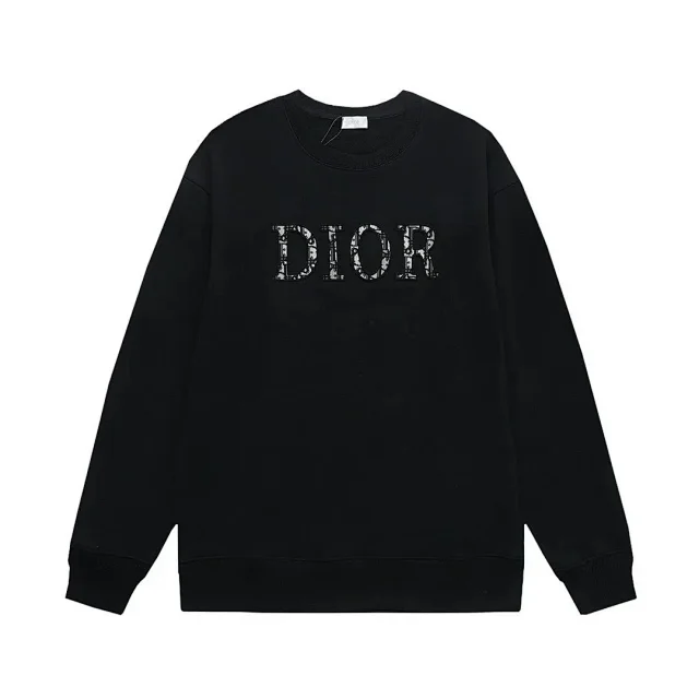 Dior Hoodies & Sweatshirts Hooded sweatshirt with CD embroidery or Oblique embossing product detail image 11