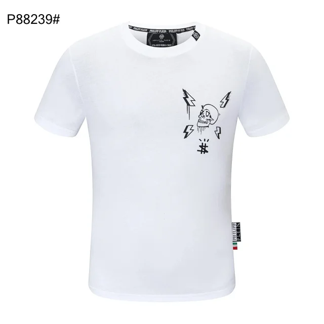 Philipp Plein Short-Sleeve Graphic Tops product detail image 2