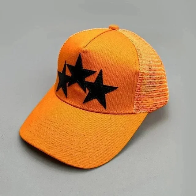 Unbranded Hats Mesh Trucker Baseball Cap with Star Appliqué product detail image 10
