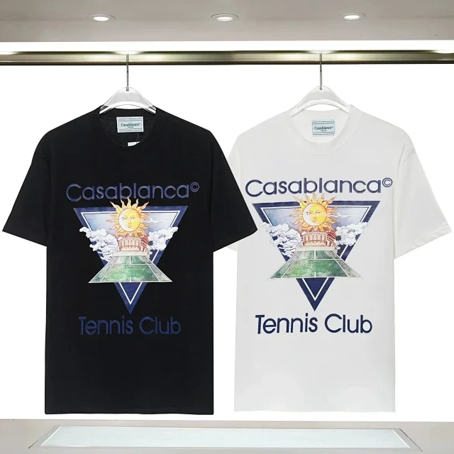 Casablanca T-Shirts Short-Sleeve Graphic Print product detail image 2