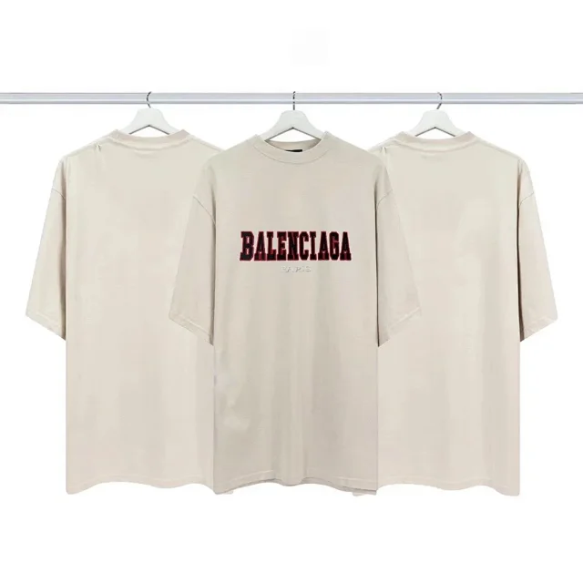 Balenciaga T-Shirts Oversized short-sleeve logo-print product detail image 3