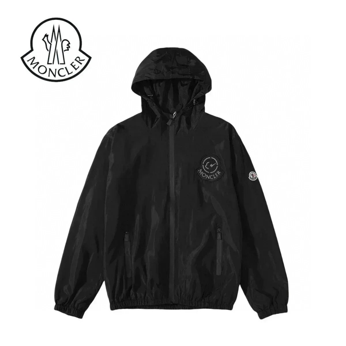 Moncler Jackets Hooded zip-up lightweight jacket — 20