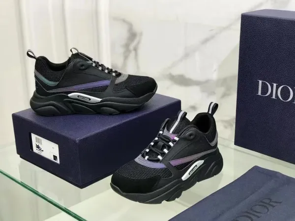 Dior B30 Light Gray Mesh Sneakers - 11