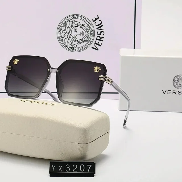 Versace Eyewear YX3207 geometric sunglasses with Medusa emblems product detail image 3