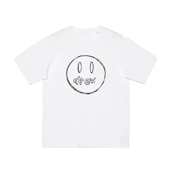 Drew House Smiley Face White T-Shirt - 1