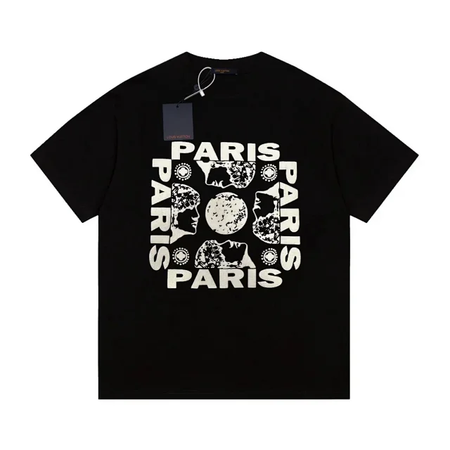 Louis Vuitton T-Shirts Short-Sleeve Graphic Print product detail image 9
