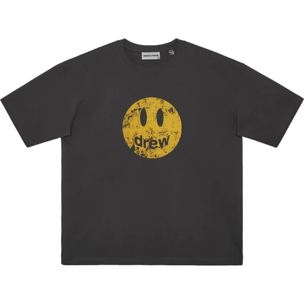 Nobady & Foskis Smiley Face Graphic T-Shirt Black - 1