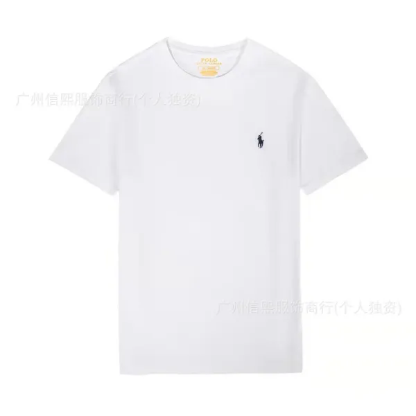 Ralph Lauren Classic Fit Polo Pony T-Shirt White - 1