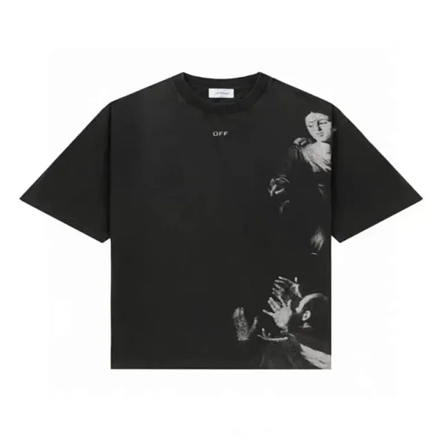 Off-White T-Shirts Graphic Print Crewneck T-Shirt product detail image 8