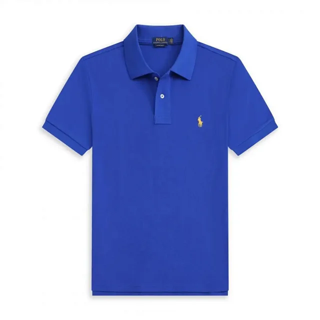 Unbranded T-Shirts Short-Sleeve Polo Shirt with Embroidered Horse Motif product detail image 21