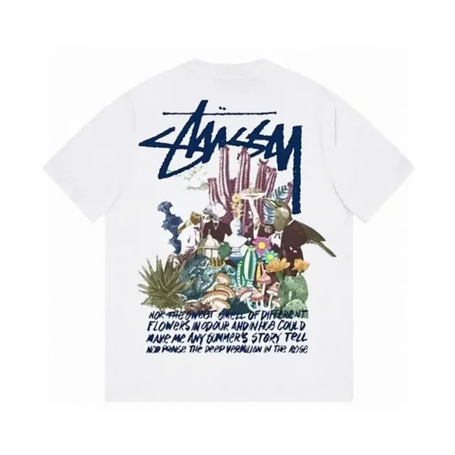 Stüssy T-Shirts Short-Sleeve Graphic Logo Print product detail image 4