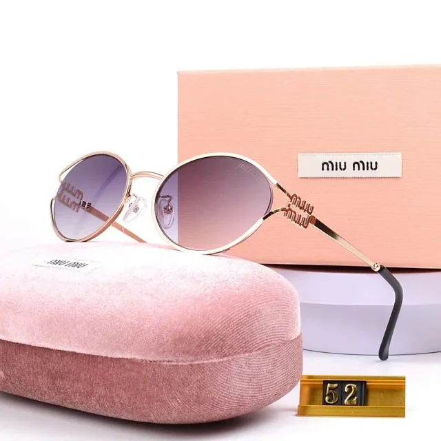 Miu Eyewear 2778 oversized cat-eye sunglasses product detail image 4