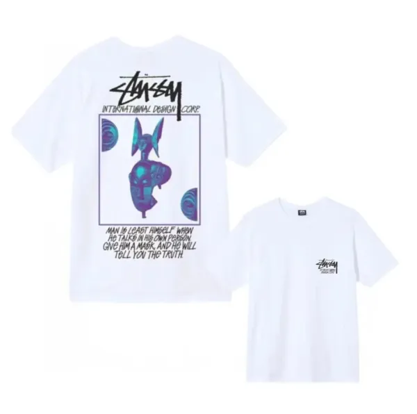 Stüssy International Design Corp. Graphic Print T-Shirt White - 1