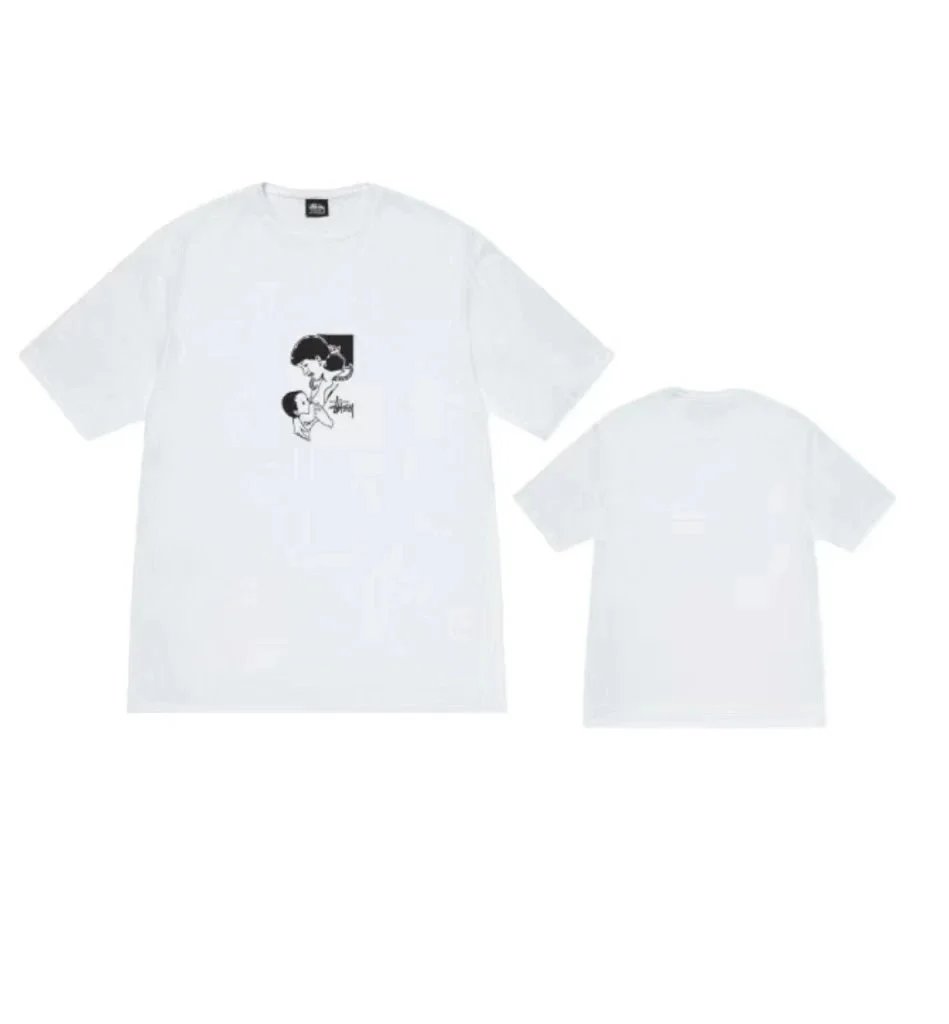Stüssy T-Shirts Short-Sleeve Graphic Logo T-Shirt — 34