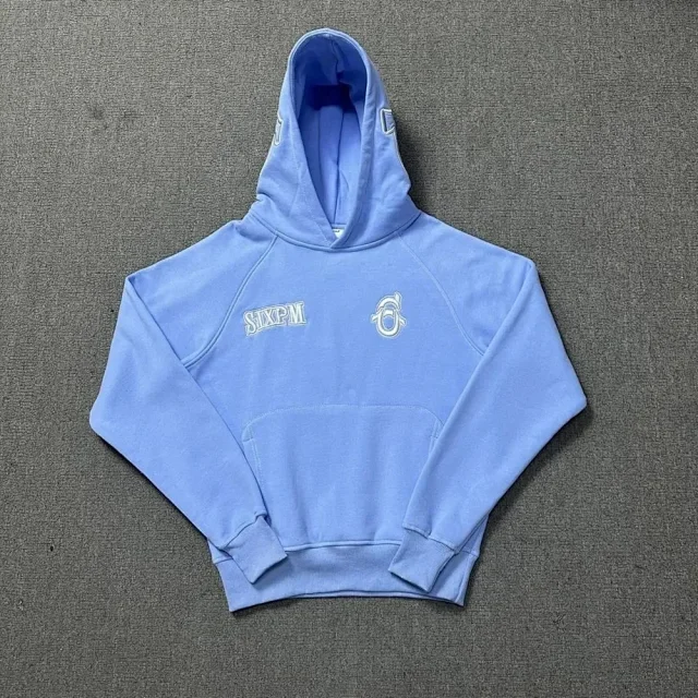 SixPM Matching Sets Embroidered Logo Hoodie and Straight-Leg Sweatpants Set product detail image 5