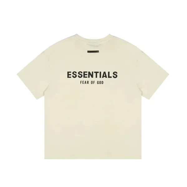 Off-White Industrial E Logo T-Shirt Beige T-Shirt - 4