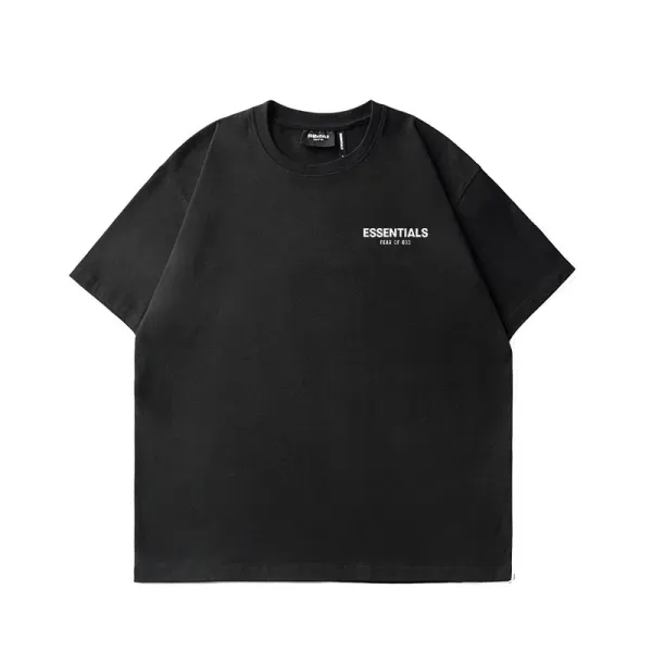 Fear of God Essentials Black Logo T-Shirt - 1