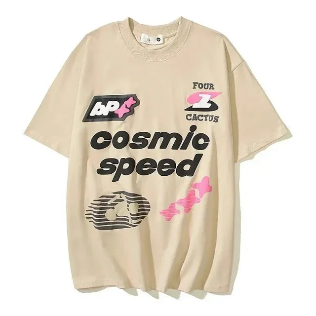 Four Cactus T-Shirts Oversized graphic short-sleeve T-shirt product detail image 6