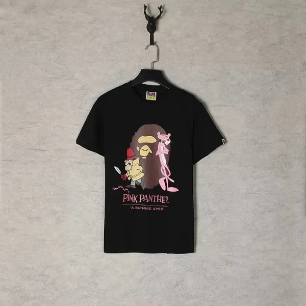 A Bathing Ape Camo Circle Logo White T-Shirt - 3