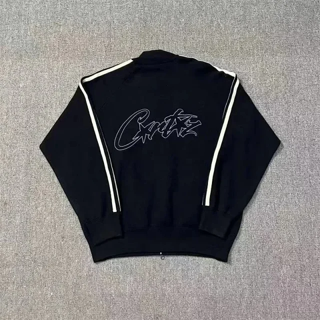 Corteiz Jackets Zip-Up Track Jacket with Contrast Piping product detail image 5