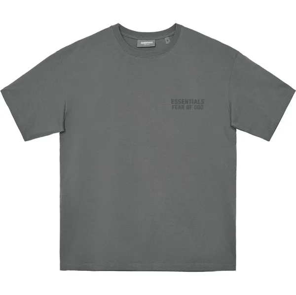 Fear of God Essentials Logo T-Shirt Gray - 1