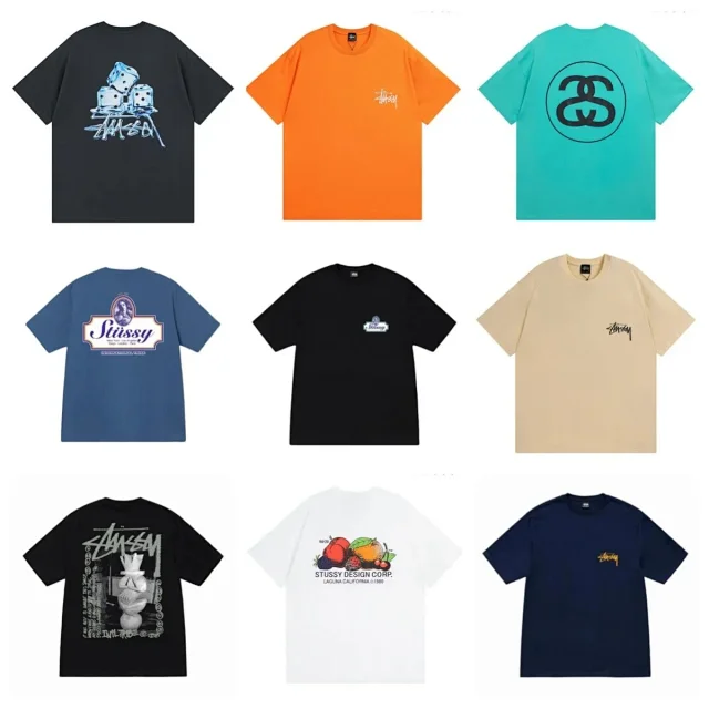 Stüssy T-Shirts Short-sleeve graphic logo print product detail image 1