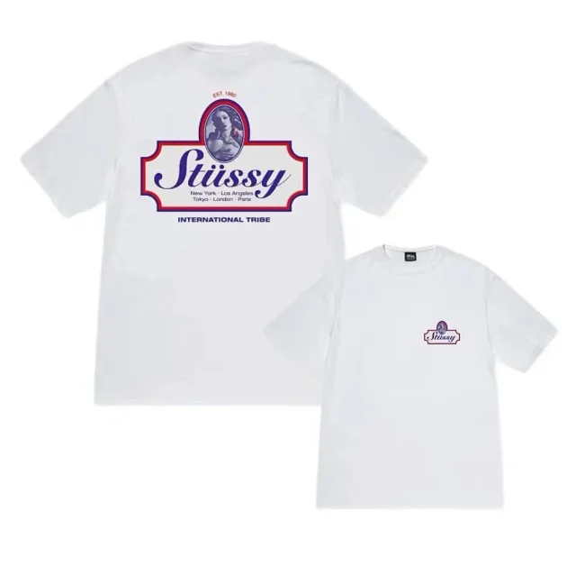 Stüssy T-Shirts Short-sleeve graphic logo print product detail image 9