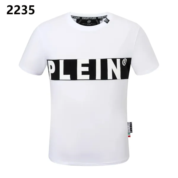 Philipp Plein Bold Logo White T-Shirt - 1