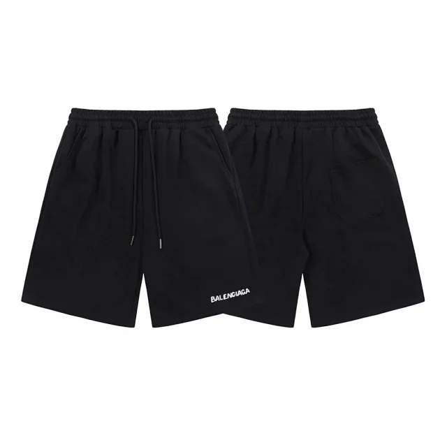Balenciaga Shorts Logo-print drawstring product detail image 3