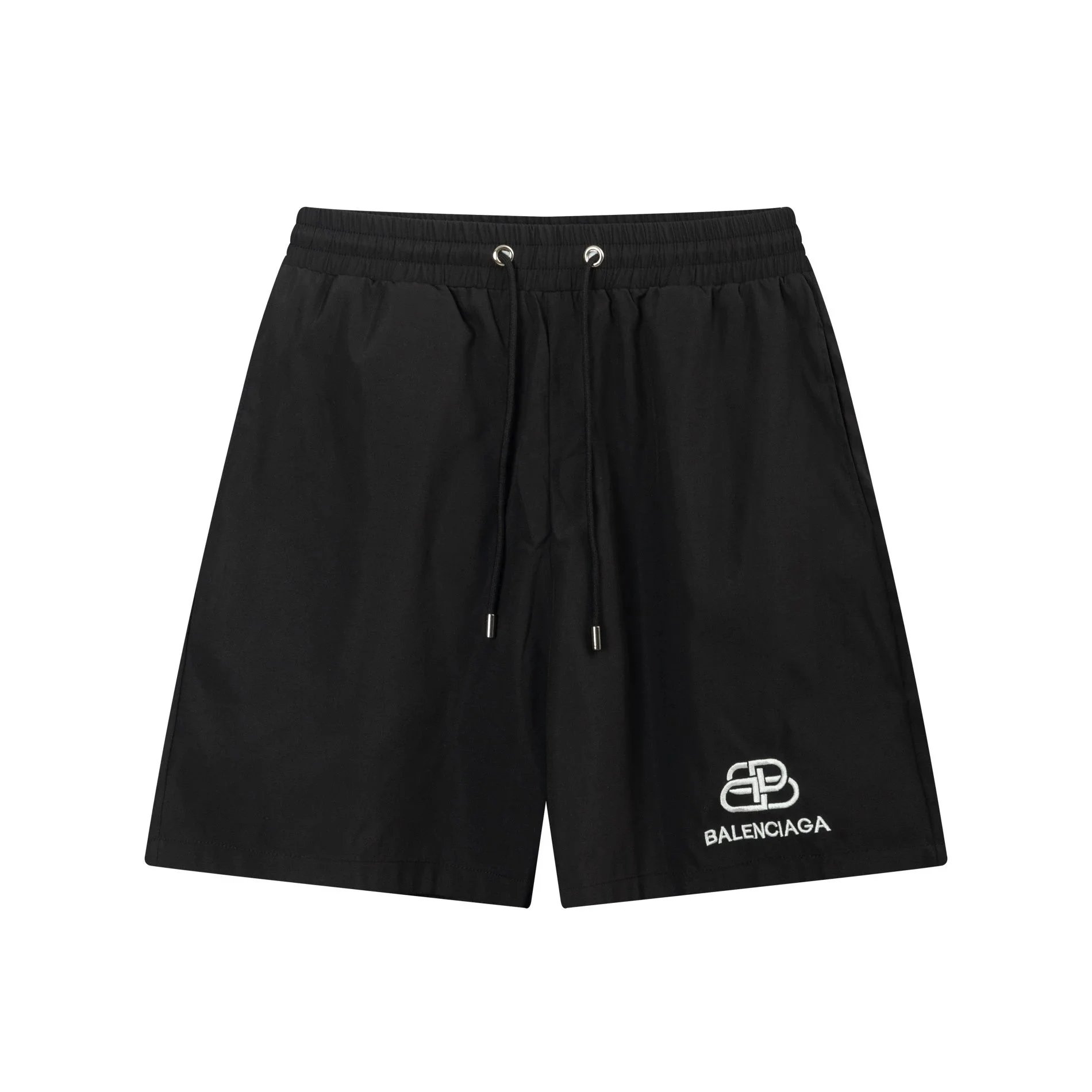 Balenciaga BB Logo Splatter-Print Shorts White - 11