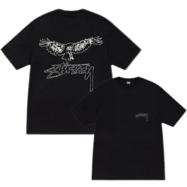 Stussy N°4 Graphic T-Shirt White - 3