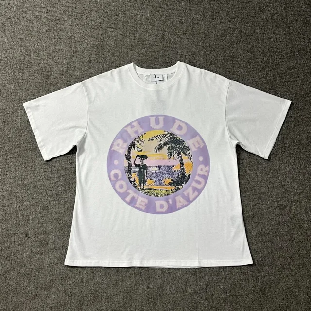 Rhude T-Shirts Paradiso Hills Graphic product detail image 2