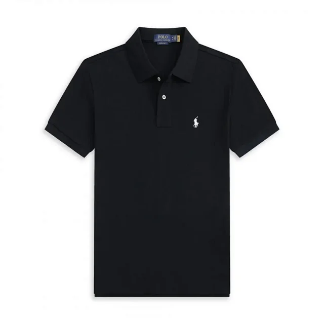 Unbranded T-Shirts Short-Sleeve Polo Shirt with Embroidered Horse Motif product detail image 23