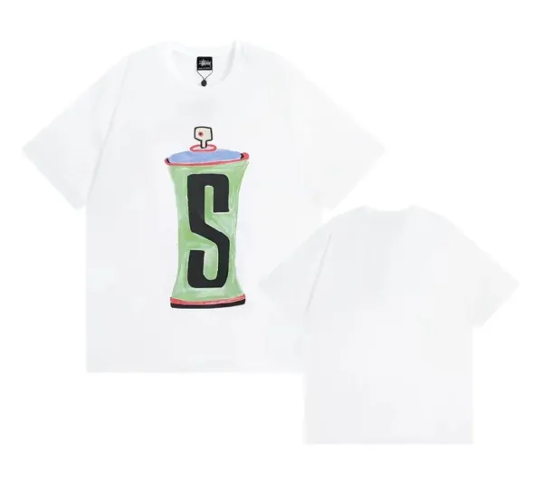 Stüssy Cow Print T-Shirt Pink - 5