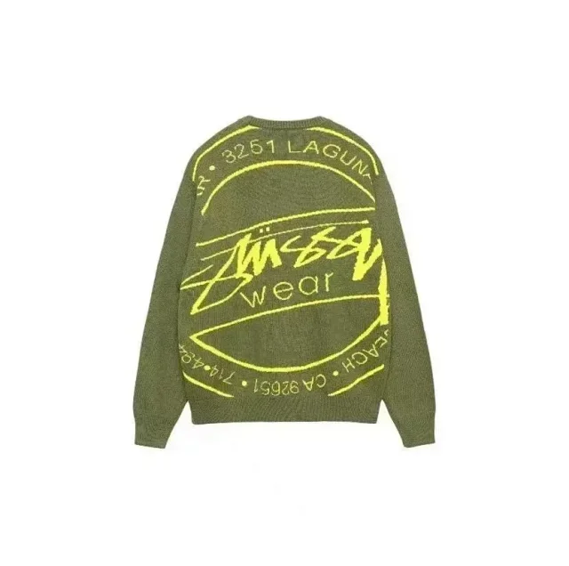 Stüssy Knitwear Graphic Logo Knit Crewneck Sweater product detail image 10